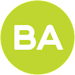 BA GLASS logo