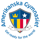 Amerikanska Gymnasiet logo