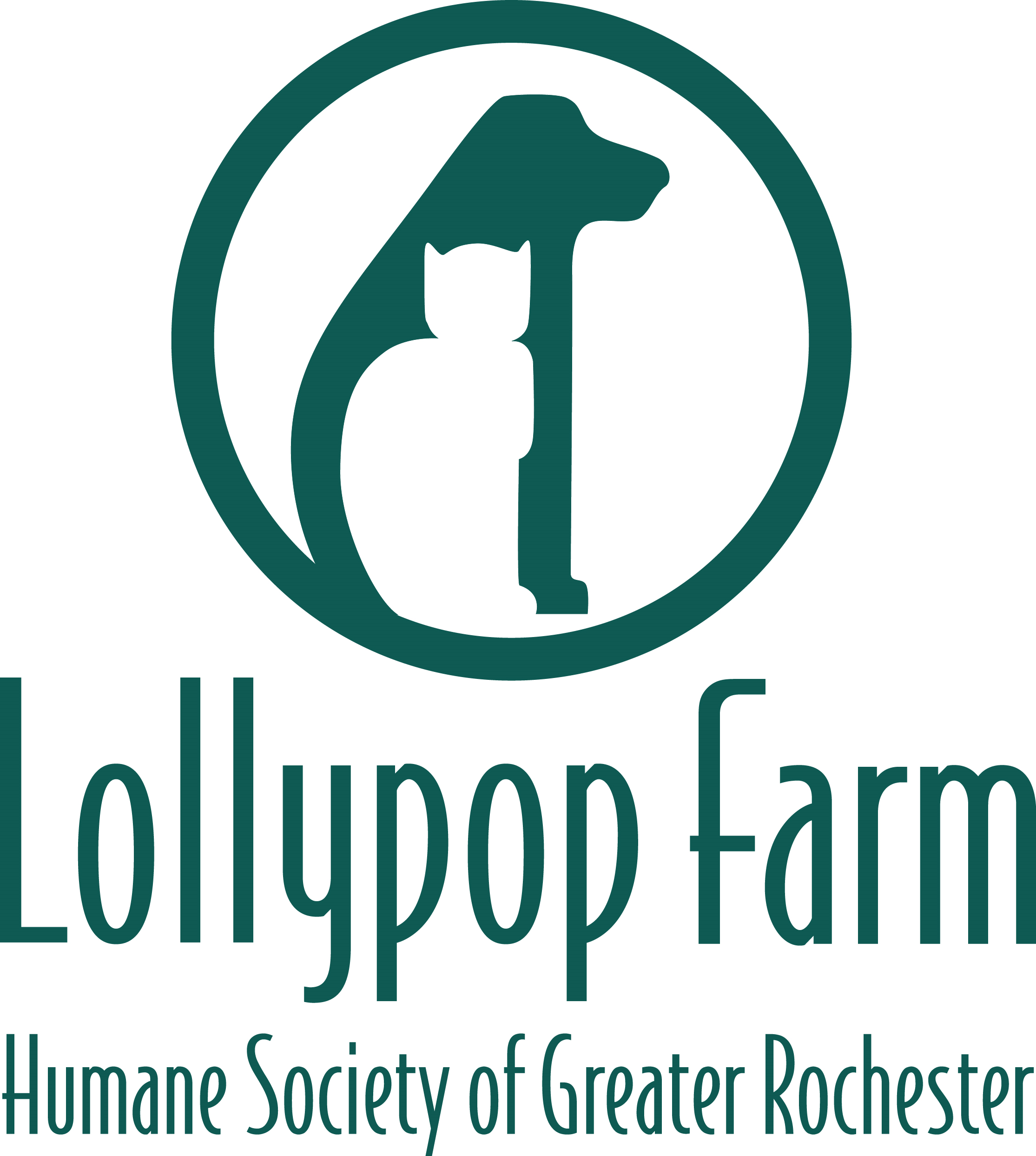 Lollypop Farm, Humane Society of Greater Rochester logo