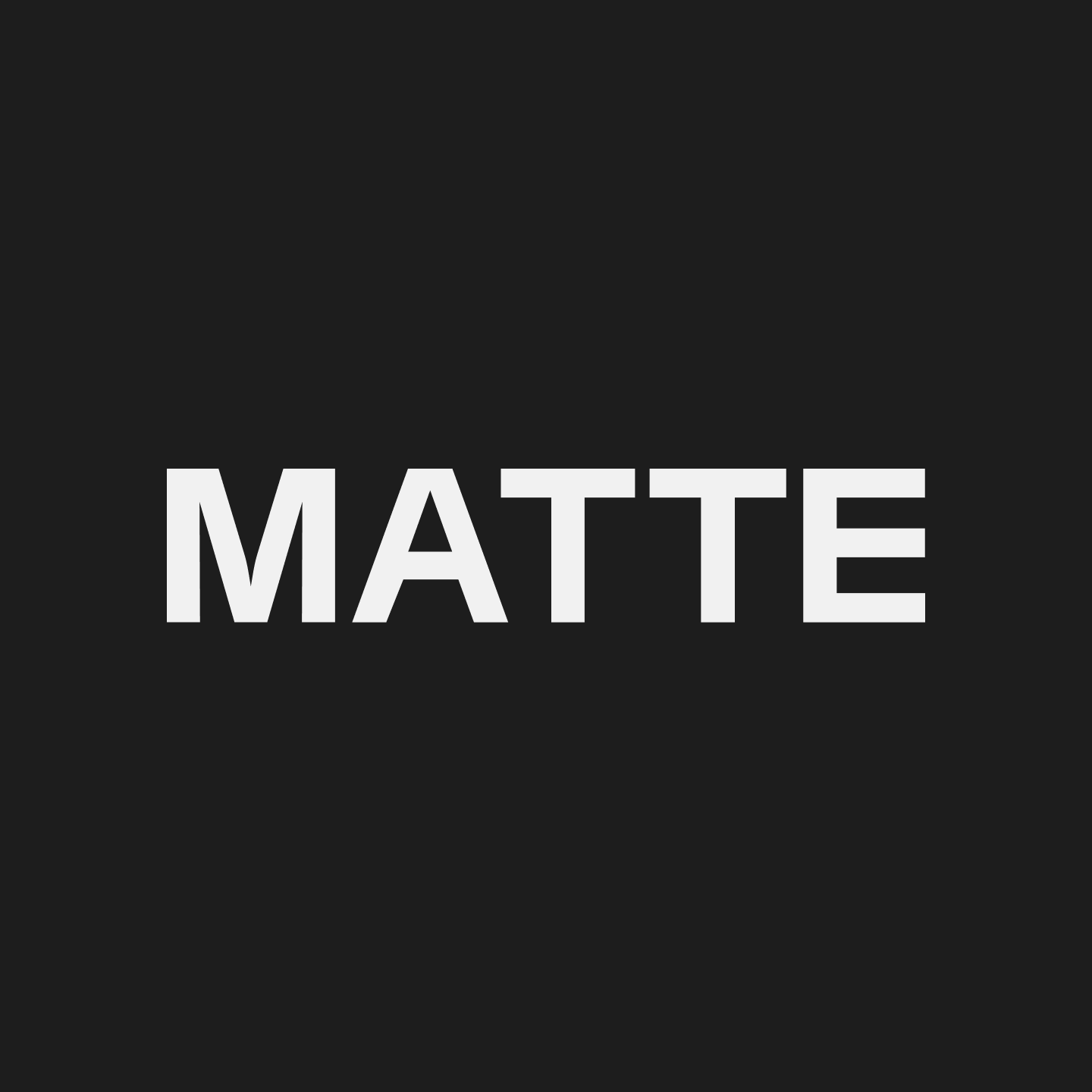 MATTE PROJECTS logo